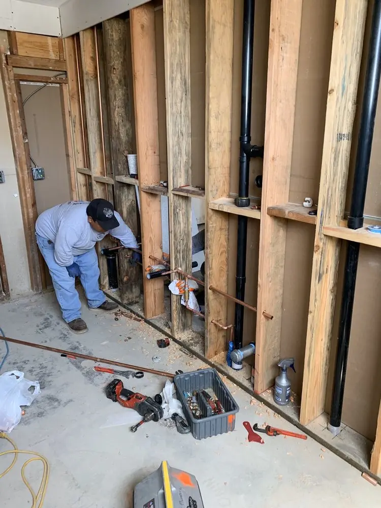 Commercial rough-in plumbing for Commercial Plumbing in Grantville